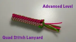 How to Make the Quad Stitch Lanyard | littlechungussss