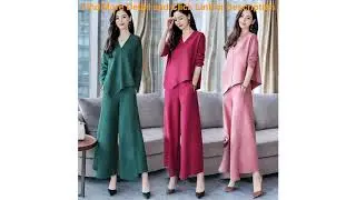 Slide In the autumn of 2020  the new women's deerskin velvet fashion two-piece suit chic Hong Kong