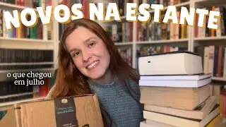 Livros novos na estante - Julho/2025 | mini unboxing, compras, presentes e recebidos de editoras
