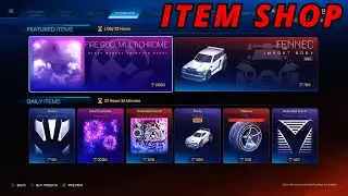 Unveiling Today's Rocket League Item Shop: FIREGOD MULTICHROME!