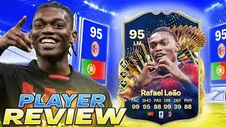 😱95 TOTS RAFAEL LEAO PLAYER REVIEW - EA FC 24 ULTIMATE TEAM