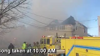 Large Three Alarm Fire in Netcong