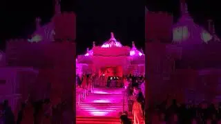 #BAPS temple Indian #Diwali #lightshow celebration in #california