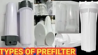 TYPES OF NEW RO WATER PREFILTER BOWL. NEW RANGE OF RO PARTS WATER FILTER