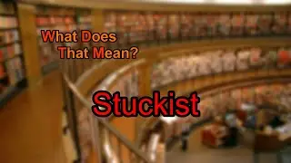 What does Stuckist mean?