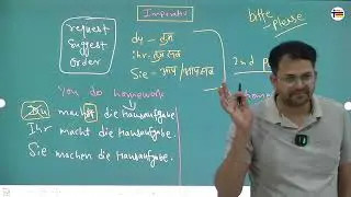 A1 Imperativ mit Du, ihr & Sie | Order, request & Suggestion Sentences in German Language