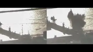 Marine Drones Strike Oil Loading Pier at Tuapse Port!