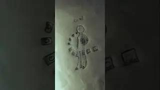 How to draw stickman body with card #drawing #stickman #tutorial #fpy #howtodraw #art #draw
