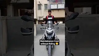 Benelli TRK 502x Adventure Maintenance Cost without Riding 😧😧😧 #benelli #trk502x #bikemaintenance