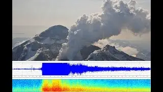 2009 Mount Redoubt Eruption in Alaska Seismogram/Spectrogram/Audio Analysis --- COOL!