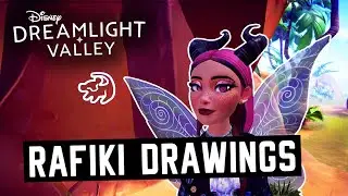 All Rafiki Drawing locations in Disney Dreamlight Valley: Drawings quest guide