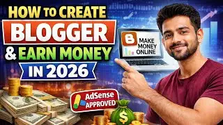 How to Create Blogger Website & Earn Money in 2026 | Blogger Full Tutorial