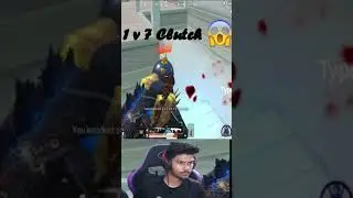 DBS & Akm 1v7 clutch solo Vs squad #shorts