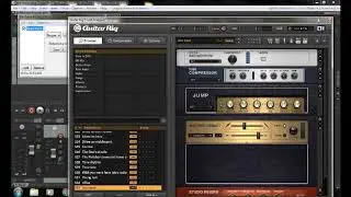 The moon and the sun (Axiom Blue Cat, Guitar rig 5, Arturia Piano, Ample bass P)