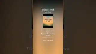 hip-pop Music - You didn't speak
