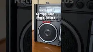 Panasonic RS-4360 от National. Крутые ретро-ремонты на канале! #1970-е #бумбокс #кассета #радио