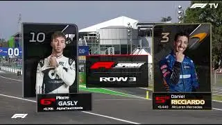 Italian GP 2021 sprint starting grid