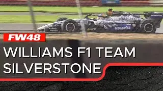 Williams FW48 First Shakedown at Silverstone | Carlos Sainz & Alex Albon driving.