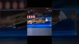 Titanic liquid wave ship for car dashboard #shortsvideo#ytshorts#youtubeshorts