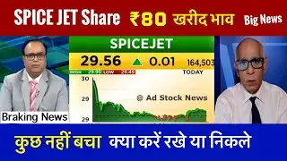 SPICE JET Share Latest News Today | SPICE JET Share Target 2023 | SPICEJET Share News Today