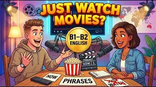 The Biggest Lie: &ldquo;Just Watch Movies&rdquo; 🎬❌ | B1&ndash;B2 English Listening