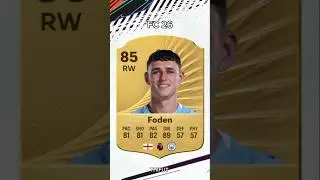 PHIL FODEN EVOLUTION CARD ON FIFA #fifa #eafc26
