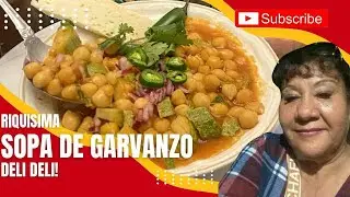 Riquisima sopa de garbanzos