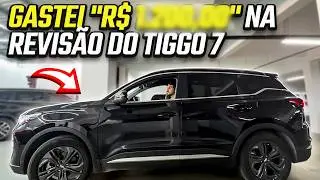 Fiz Primeira revis&atilde;o do Tiggo 7  e me assustei!