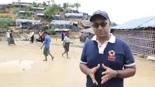 Refugees from Myanmar endure dangerous living conditions