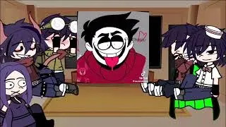 Spooky month react to Bob Velseb 👹Lazy😴✋🏻|bob x dexter|✋🏻