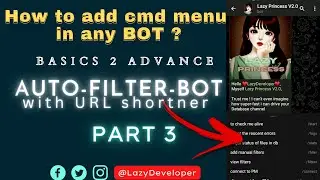 Part 3 [#EDIT ANY BOT]😱 How to add commands in any BOT | How to edit any BOT and Add Command Menu