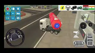 Tata ka trk oil 🛢 online pemet kiya he geme नमस्ते  #trendingshorts #oiltankertruckdriving 