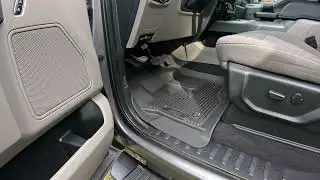Installing Husky Liners Floor Mats from Amazon for the Ford F-250
