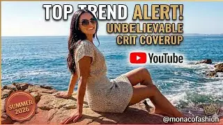 Women Crochet Swim Cover Up Short Sleeve V Neck Bathing Suit Beach Dress #short @YouTube