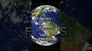 TOP 10 MOST FAMAS SKIN IN FREE FIRE #shorts