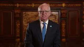 Tim Walz makes address to Minnesotans