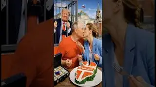 🇬🇱🇷🇺🇺🇸Putin &Danish Prime Minister team up &arrest Trump #trump #putin #greenland #funnyshorts