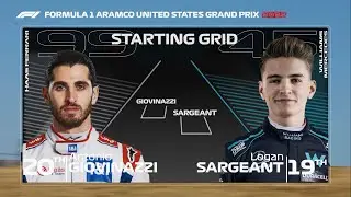 F1 2022 United States Grand Prix Practice 1 Results