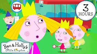🐞 Daisy and Poppy's School Shenanigans! 🚌 Ben and Holly's Little Kingdom | Cartoons For Kids