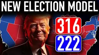 My NEW Election Model Shows Trump SLAMDUNKING Harris In 2024 Matchup