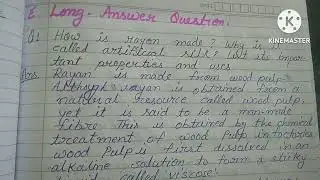 Living science class 8 ch3 Synthetic Fibres and Plastic Questions and answers