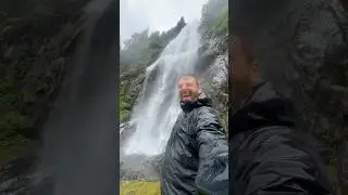 Hidden waterfall in British Columbia!