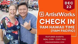 Craig & Sarah's @ArtistWorksInc  #ukulele Check In - LIVE! Dec 22 2024