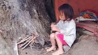 Little Anh Sold Wild Vegetables to Buy Food | Survival Life in the Countryside