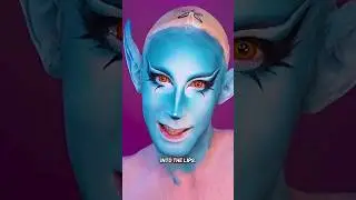 Ciara Myst Blue Alien Makeup Tutorial