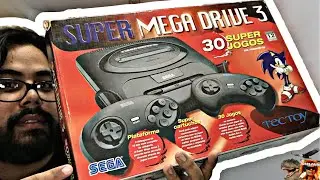 SUPER MEGA DRIVE 3 SEGA TECTOY 30 JOGOS NA MEMÓRIA | PAJEH JOGA