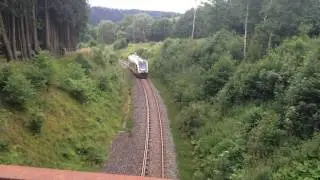 PESA 214M na trasie nr. 309 Kudowa Zdr&oacute;j - Kłodzko Miasto - tunel Kulin