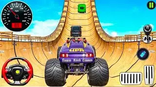 Monster Truck Stunt Racing - Car Game - Android Gameplay🥰