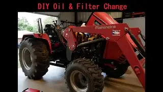 Mahindra 4025 — самостоятельная замена масла и фильтров — ЭКОНОМЬТЕ ДЕНЬГИ!