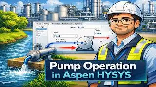 Aspen HYSYS Pump Simulation | How Pump Efficiency Affects Temperature